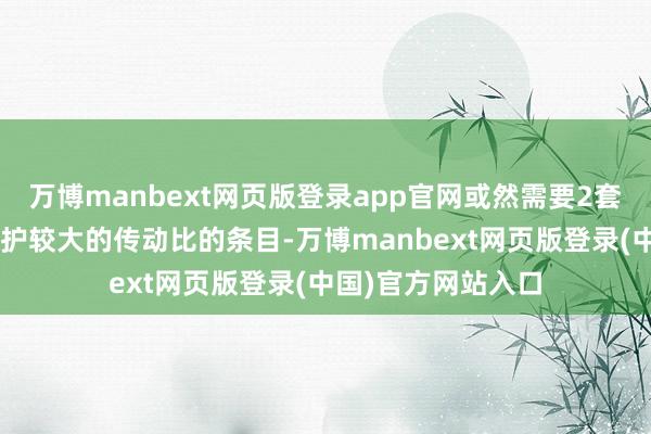 万博manbext网页版登录app官网或然需要2套概况3套来炫耀拥护较大的传动比的条目-万博manbext网页版登录(中国)官方网站入口